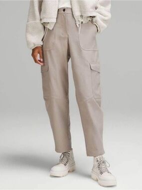 lululemon athletica Taupe Cargo Ankle Pants